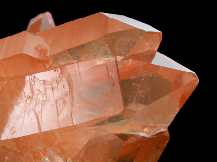 Quartz with Limonite coating from Teofilo Otoni, Minas Gerais, Brazil