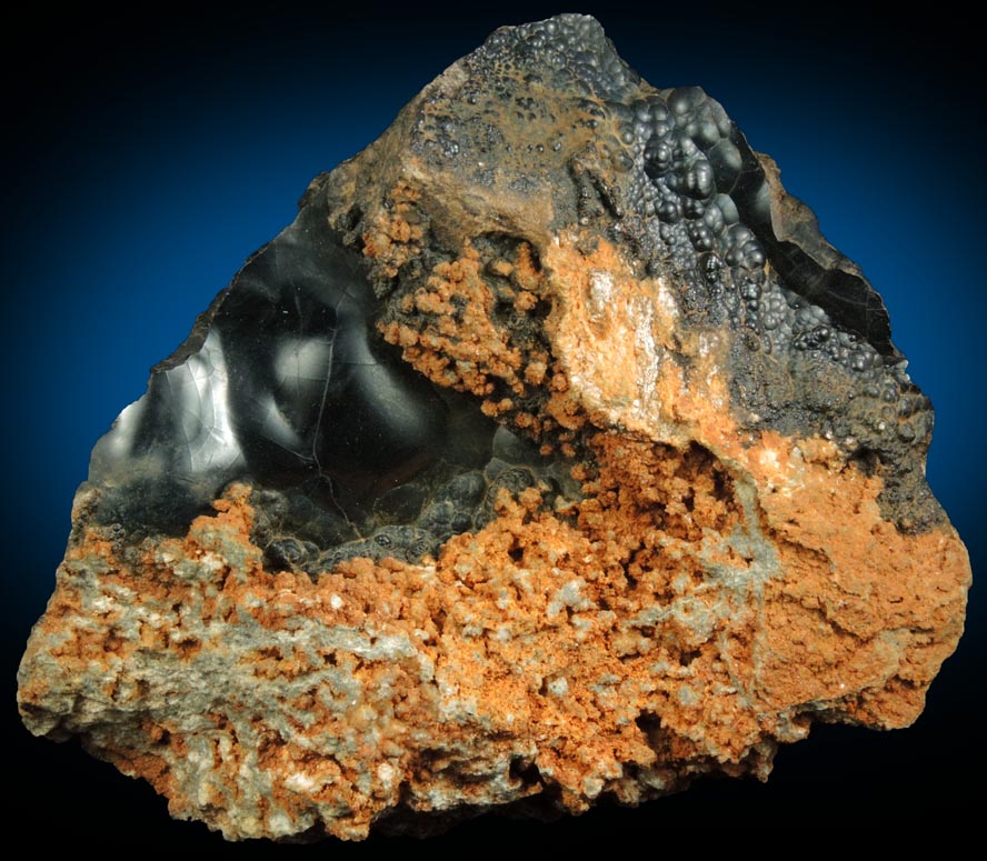 Goethite, Quartz, Magnetite from Staten Island Highlands iron mining district, New York City, Richmond County, New York