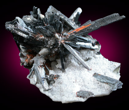 Stibnite from Raura Mine, Cajatambo, Lima Dept., Peru