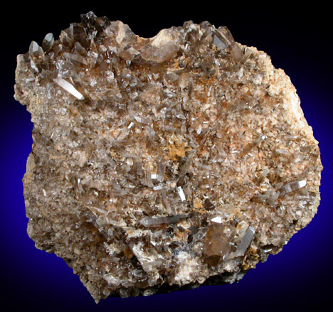 Quartz var. Smoky from Moat Mountain, Hale's Location, Carroll County, New Hampshire