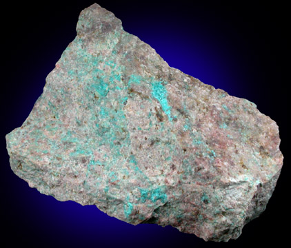 Ajoite and Papagoite from New Cornelia Mine, Ajo, Pima County, Arizona (Type Locality for Ajoite and Papagoite)