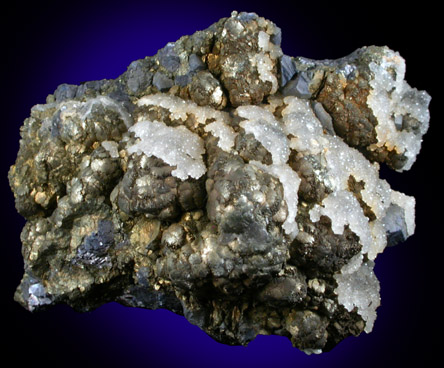 Quartz, Galena, Marcasite from Cominco Mine, Bixby, Viburnum Trend, Iron County, Missouri