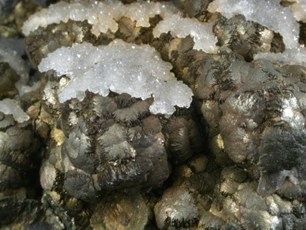 Quartz, Galena, Marcasite from Cominco Mine, Bixby, Viburnum Trend, Iron County, Missouri