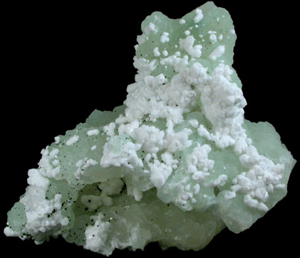 Prehnite, Quartz Chamosite from O and G Industries Southbury Quarry, Southbury, New Haven County, Connecticut
