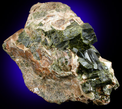 Epidote with Grossular Garnet from (Calumet Mine?), Colorado