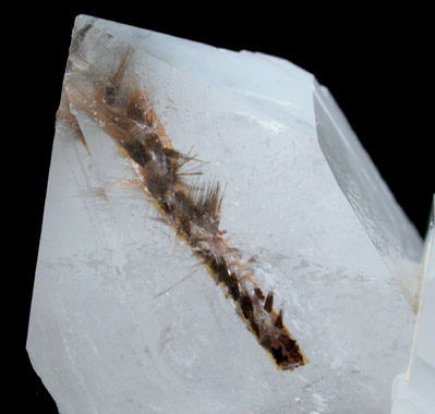 Quartz with Rutile and Brookite inclusions from Taftan, near Dalbanbdi, Baluchistan, Pakistan