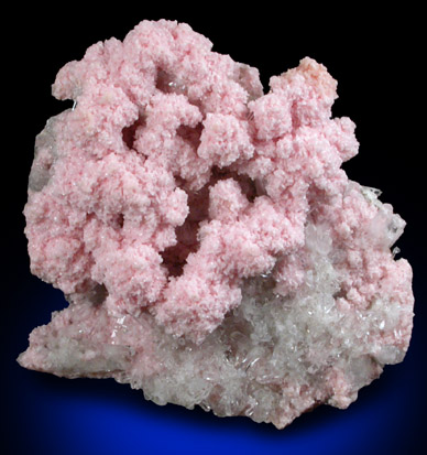 Rhodochrosite with Quartz from Davidkovo Mine, Madan District, Rhodope Mountains, Bulgaria