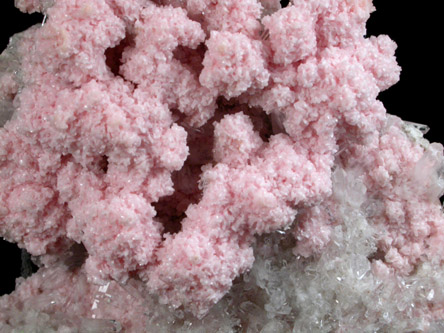 Rhodochrosite with Quartz from Davidkovo Mine, Madan District, Rhodope Mountains, Bulgaria