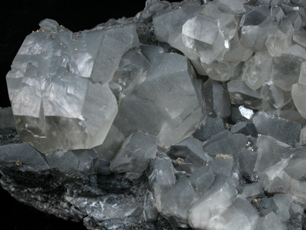 Calcite with Pyrite from Schoeneck Quarry, Lancaster County, Pennsylvania