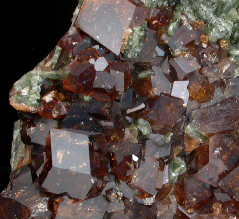 Grossular Garnet with Diopside from Belvidere Mountain Quarries, Lowell (commonly called Eden Mills), Orleans County, Vermont