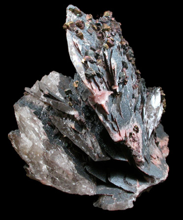 Barite with Chalcopyrite and Hematite from Pilot Knob Mine, Iron County, Missouri