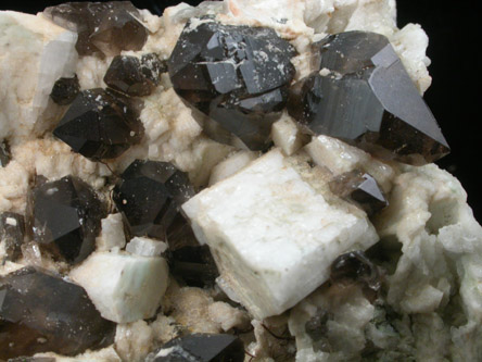 Microcline and Smoky Quartz from Moat Mountain, Hale's Location, Carroll County, New Hampshire