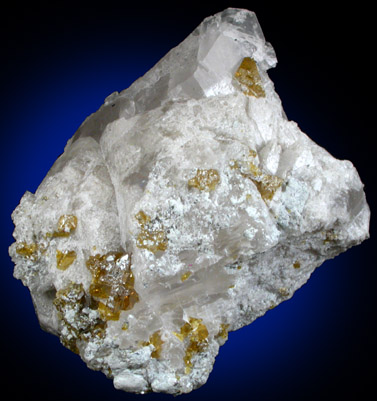 Sphalerite, Calcite, Talc from ZCA Hyatt Mine, Talcville, St. Lawrence County, New York