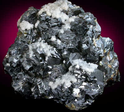 Sphalerite with Calcite from Concepcin del Oro, Zacatecas, Mexico