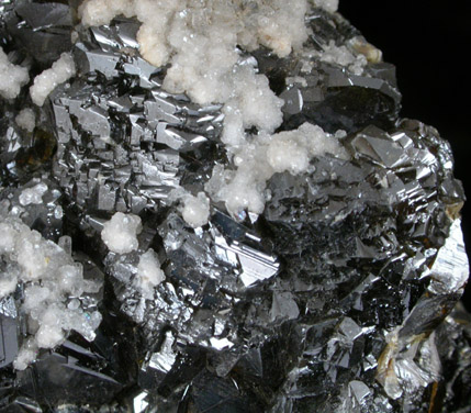 Sphalerite with Calcite from Concepcin del Oro, Zacatecas, Mexico