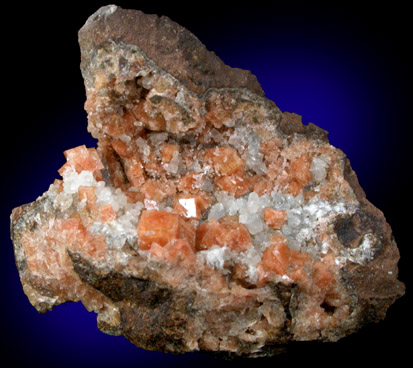 Chabazite and Calcite from Oldwick Quarry, Hunterdon County, New Jersey