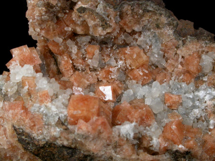 Chabazite and Calcite from Oldwick Quarry, Hunterdon County, New Jersey