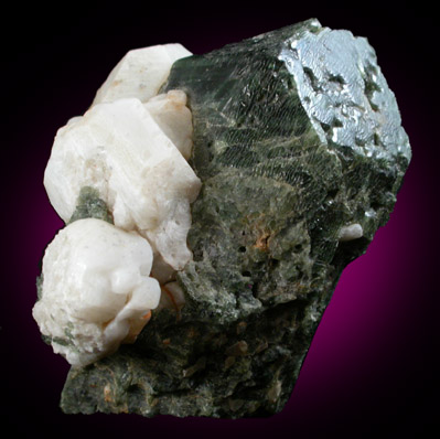 Diopside and Microcline from Pitcairn, St. Lawrence County, New York