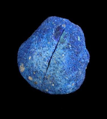 Azurite (nodule) from Blue Ball Mine, 4.8 km south of Miami, Gila County, Arizona