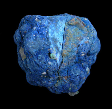 Azurite (nodule) from Blue Ball Mine, 4.8 km south of Miami, Gila County, Arizona