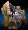 Fluorite with Calcite from Minerva #1 Mine, Cave-in-Rock District, Hardin County, Illinois
