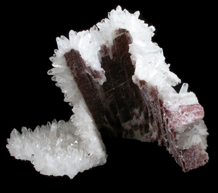 Quartz epimorphs of Anhydrite from Silver Point Mine, Ouray County, Colorado