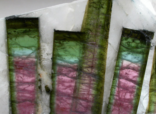 Elbaite Tourmaline in Quartz from Madagascar