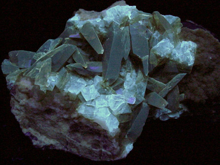 Barite on Calcite from Elk Creek, Meade County, South Dakota