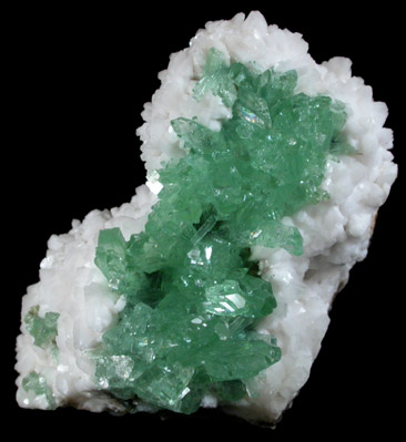 Apophyllite on Stilbite from Pashan Hill Quarry, Poona District, Maharashtra, India