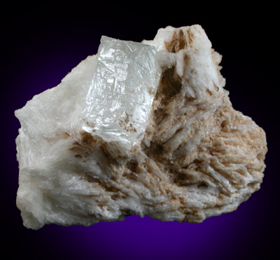 Beryl var. Goshenite on Albite from Skardu, Baltistan, Gilgit-Baltistan, Pakistan