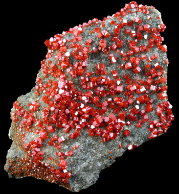 Vanadinite from Apache Mine (Vanadium Shaft), 8 km north of Globe, Gila County, Arizona