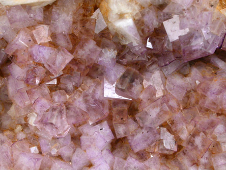 Fluorite on Barite from Coldstone Quarry, Yorkshire, England