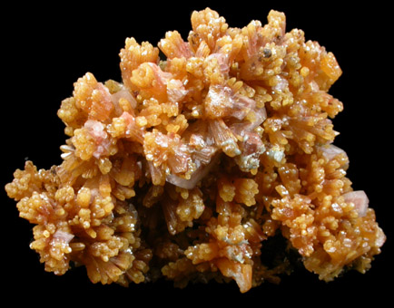 Mimetite and Calcite from Santa Eulalia District, Aquiles Serdán, Chihuahua, Mexico