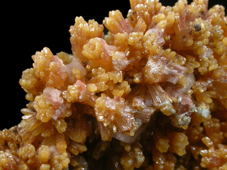 Mimetite and Calcite from Santa Eulalia District, Aquiles Serdn, Chihuahua, Mexico