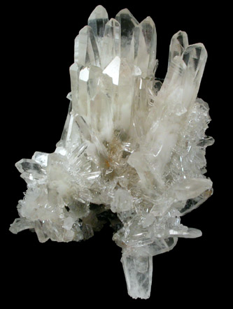 Quartz (Japan Law-twinned) from Black Pine Mine, Flint Creek Valley, Granite County, Montana