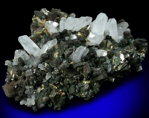 Enargite, Chalcopyrite, Quartz from Butte Mining District, Summit Valley, Silver Bow County, Montana