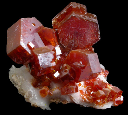 Vanadinite from Mibladen, Haute Moulouya Basin, Zeida-Aouli-Mibladen belt, Midelt Province, Morocco