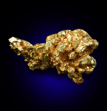 Gold from Michigan Bluff District, Placer County, California