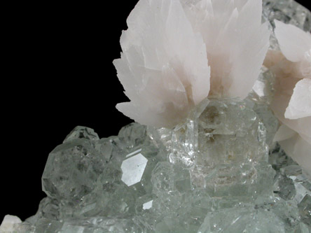 Fluorite with Calcite from Huanzala Mine, Huallanca District, Huanuco Department, Peru