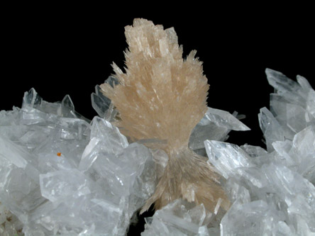 Strontianite and Barite from Minerva #1 Mine, Cave-in-Rock District, Hardin County, Illinois