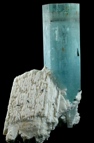 Beryl var. Aquamarine with Orthoclase from farm Davib Oost, between Tubussis and Usakos, Erongo District, Namibia