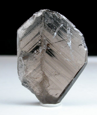 Quartz var. Smoky Japan Law-twinned from Mina Tiro Estrella, El Capitan Mountains, Lincoln County, New Mexico