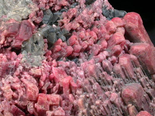 Rhodonite from Trotter Mine Dump, Franklin Mining District, Sussex County, New Jersey