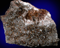 Vanadinite var. Endlichite on Calcite from Ahumada Mine, Sierra de Los Lamentos, Chihuahua, Mexico