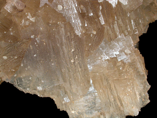 Fluorite with Calcite from Cave-in-Rock District, Hardin County, Illinois