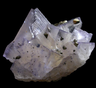 Fluorite (penetration twins) from Denton Mine, Harris Creek District, Hardin County, Illinois