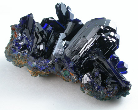 Azurite from Touissit Mine, 21 km SSE of Oujda, Jerada Province, Oriental, Morocco