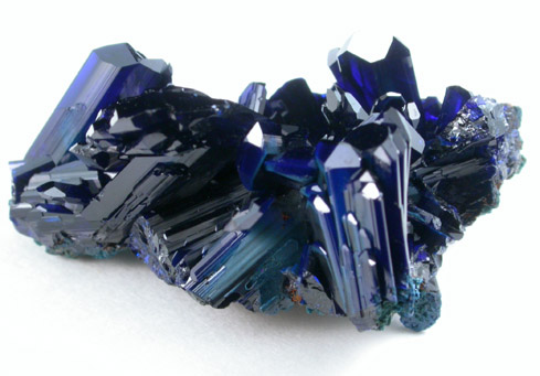 Azurite from Touissit Mine, 21 km SSE of Oujda, Jerada Province, Oriental, Morocco