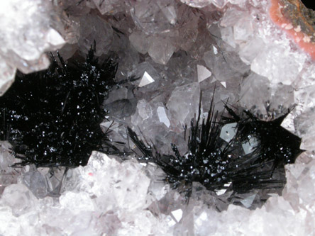 Goethite on Quartz from Amerzgane, Ouarzazate, Morocco