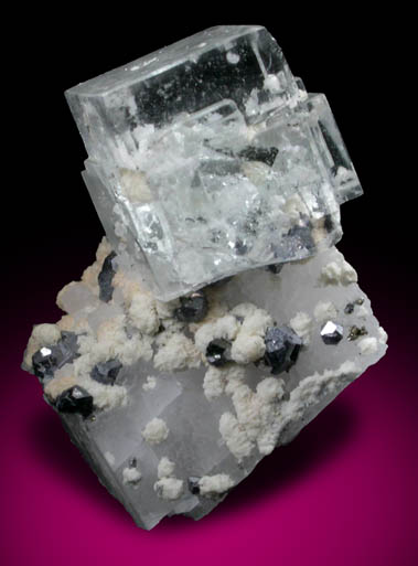 Fluorite, Galena, Calcite, Dolomite from Naica District, Saucillo, Chihuahua, Mexico